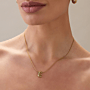 Fierce Sparkle Initial Ketting